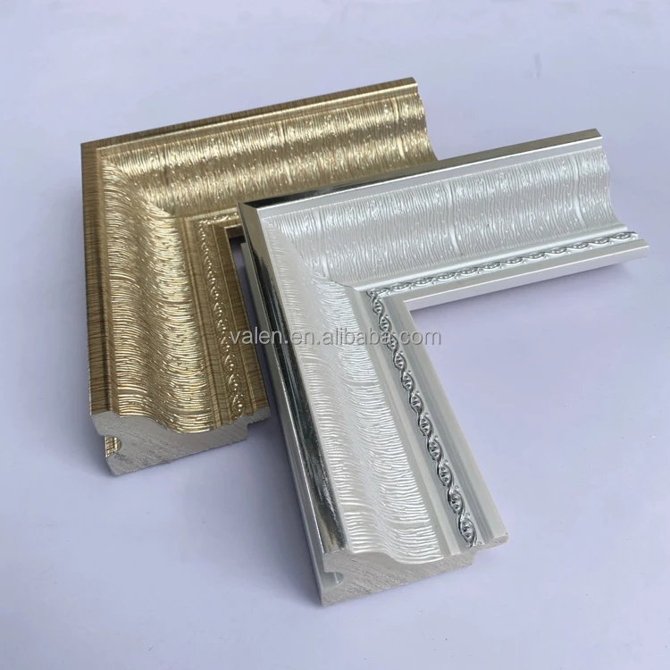 Manufacturers Various Styles Free Sample Ps Plastic Colorful Decorative Baroque Style Oil Painting Frame Wood Picture Frame