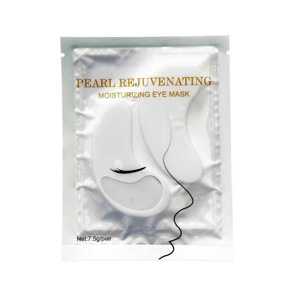 OEM private logo 24k gold crystal collagen eyes mask gel patch for under eye wrinkles dark circle removal mask