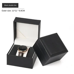Factory Customized Wholesale PU Leather watch luxury box watch boxes cases packaging wrist watch box
