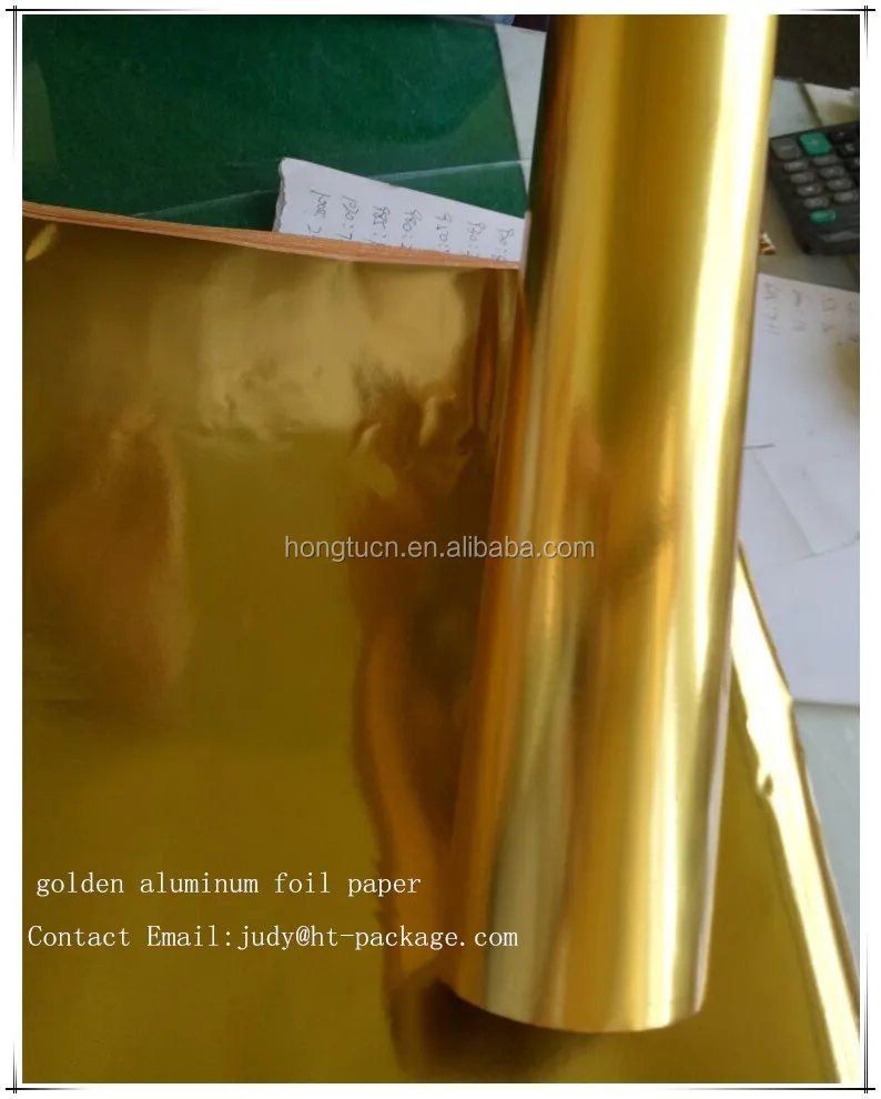 Factory Direct Sales Waterproof Aluminum Foil Raw Material cigarette inner wrapping aluminum foil paper roll