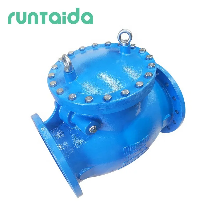 Ductile Iron PN10 DN200 Horizontal Double Flange Water Disc Check Valve
