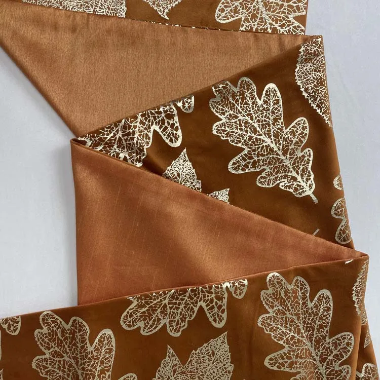 Wholesale custom factory made household dining table decoration leaf printed table rubbers set for harvest