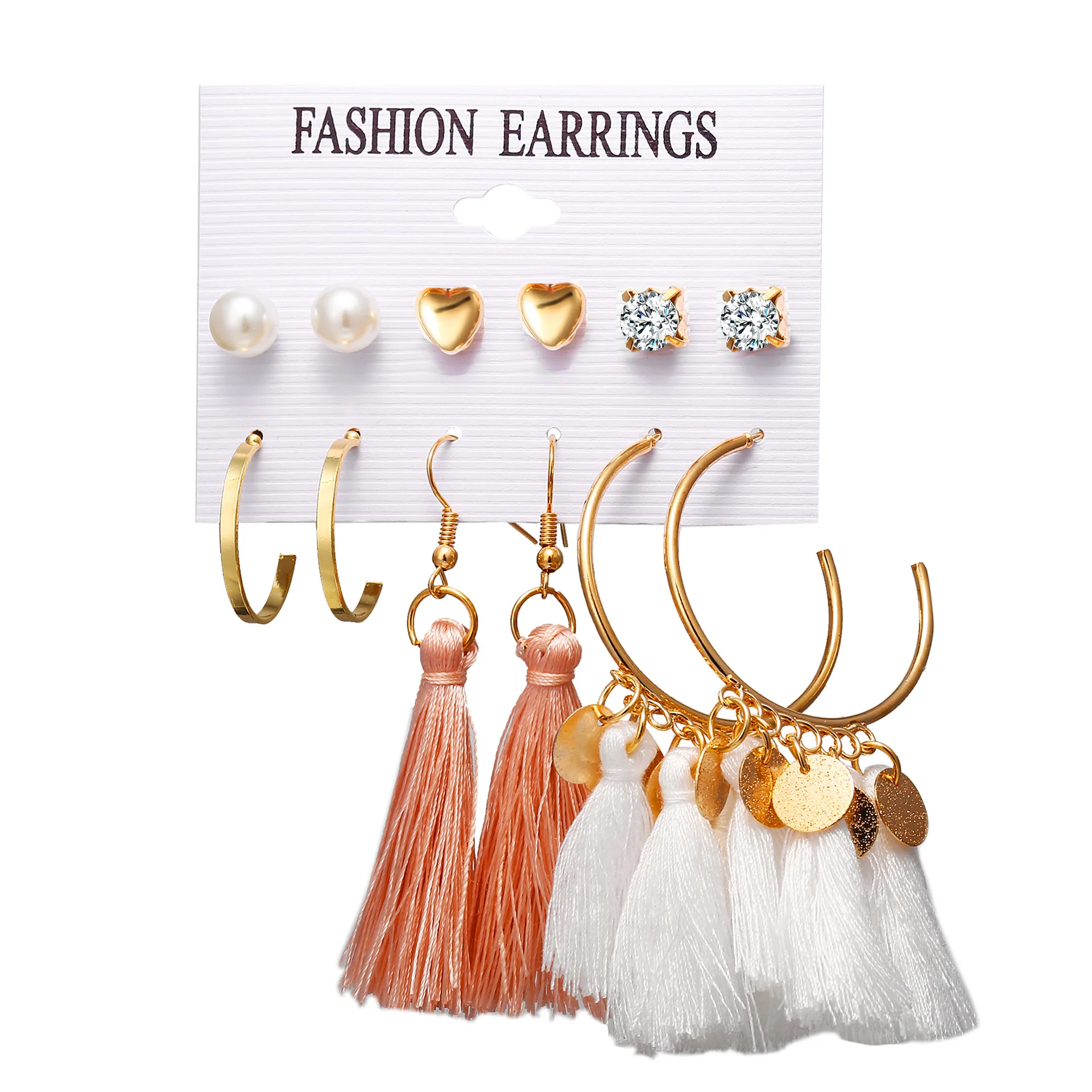 Wholesale 2019 Tassel Earring Multi-Packed Earring Sets For Women and Girls