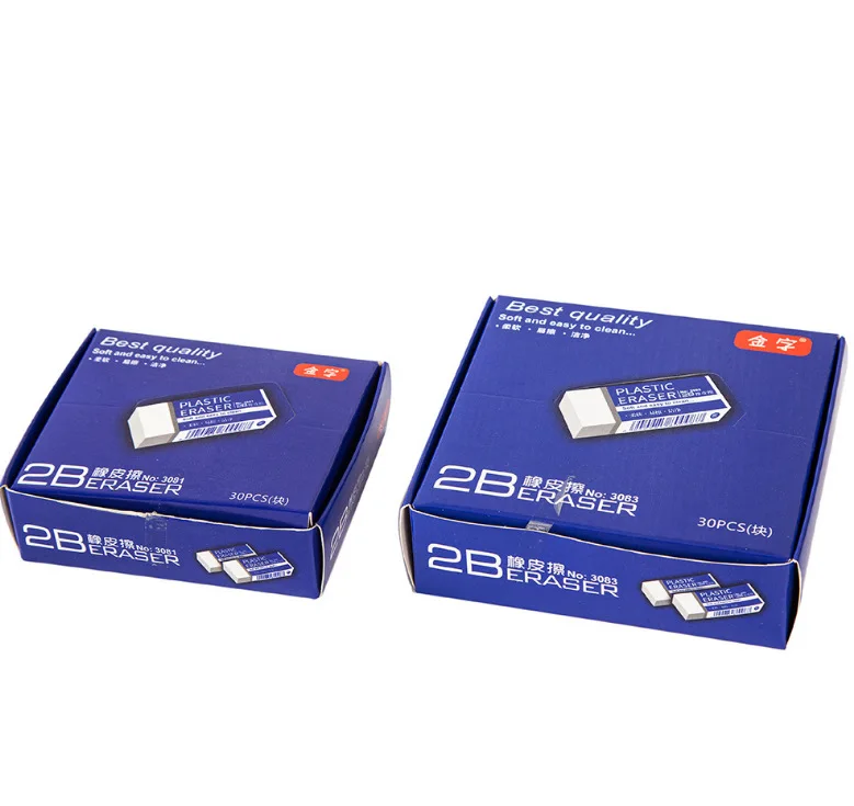School Office Pencil Eraser Wholesale Price Cute Rubber Eraser 2B