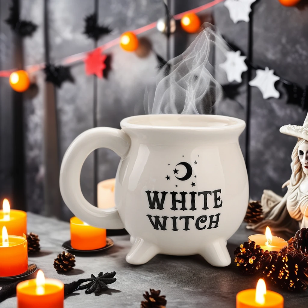 New Trend Halloween Witches Brew Ceramic Mug Glossy Glaze 400ml Hand Made Coffee Cup Wholesale
