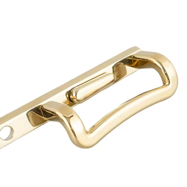 ISO9001 OEM High quality PVD Golden Zinc alloy sliding door window handle