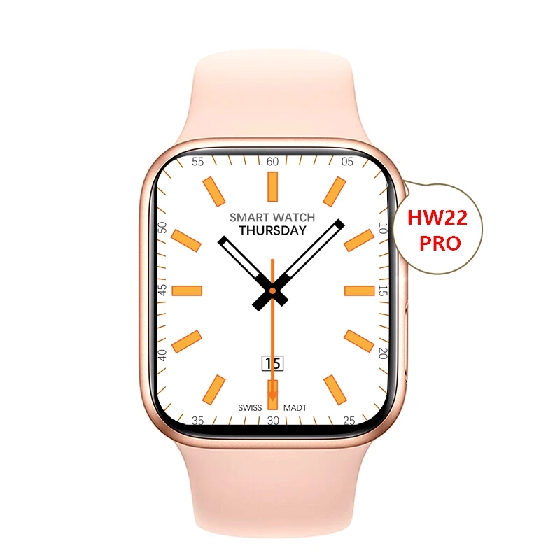 Top selling smart watch hw22pro Heart Rate Blood Pressure Monitoring Health Sport Series 6 Iwo Smart Bracelet Watch