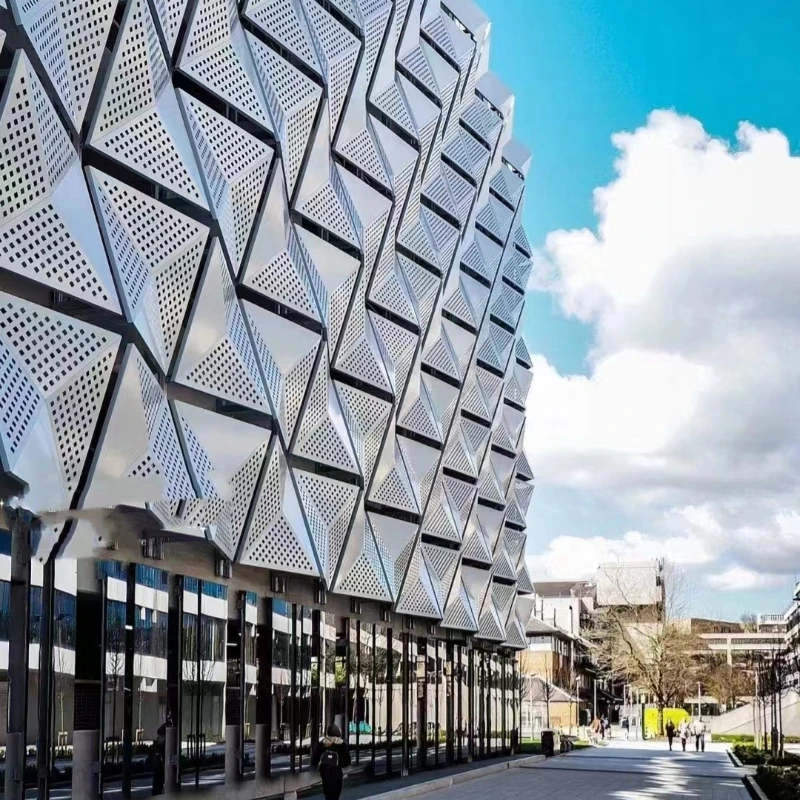 Hot design outdoor decorative facade wholesale price 4mm thickness aluminum cladding panel