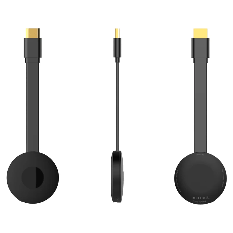 Беспроводной дисплей Koogold E6, ТВ-ключ с двухъядерным Linux Miracast Airplay HDTV-ключ для IPhone 12 Anycast