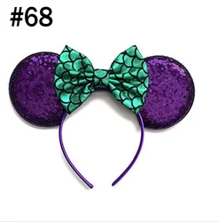 Little Mermaid Hair bow Birthday Party boutique bow mermaid inspired Custom Girls princess hair clips Large Ribbon