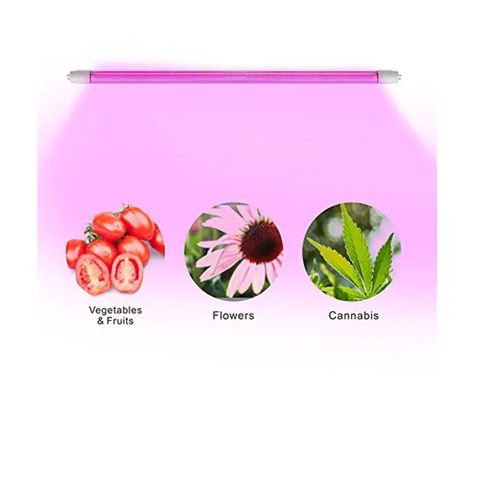 
Hot selling efficient China LED Tube T5 T8 Grow Light 300mm/600mm/900mm/1200mm for Greenhouse and Indoor Plant Flowering Growin 