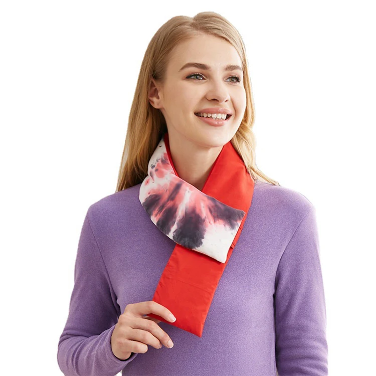 Heated Scarf-Three Temp Setings-USB Powered By Power Bank Neck Pain Relief For Men/Women
