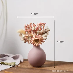 Hot selling wholesale home decoration nordic ceramic round vase