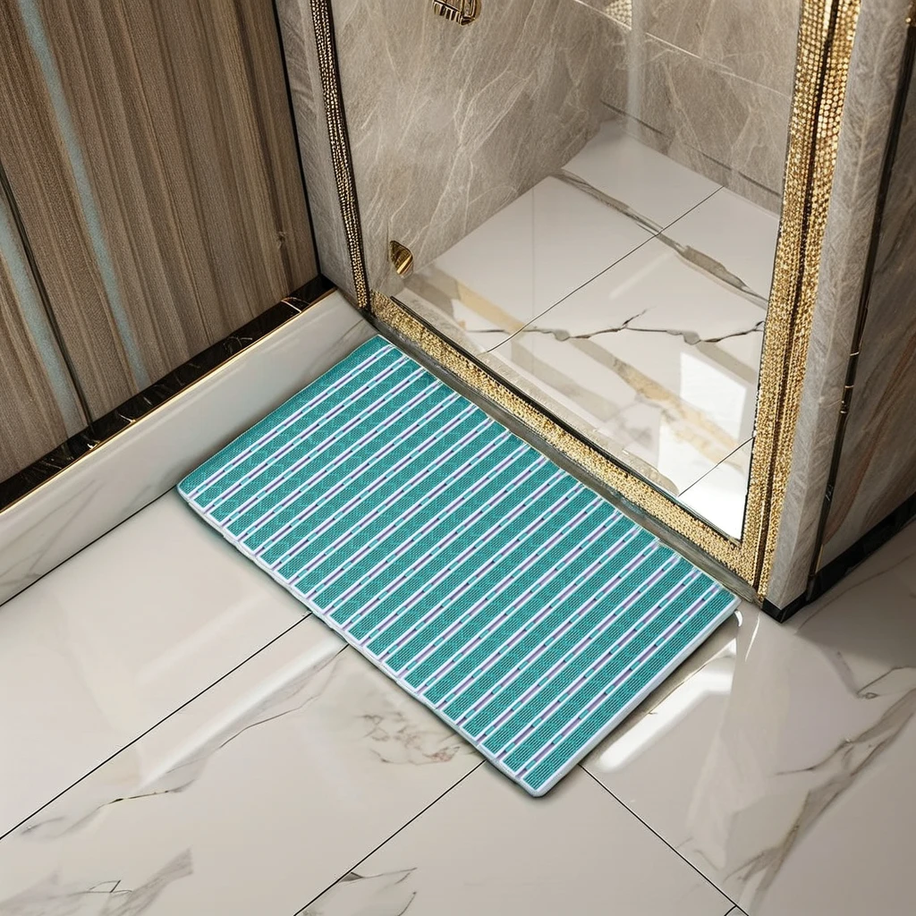 YAJUN Modern Solid Design Bath Mats Wholesale 69x38cm XL Size Machine Made Bathroom Bathtub Mats for Home and Hotel