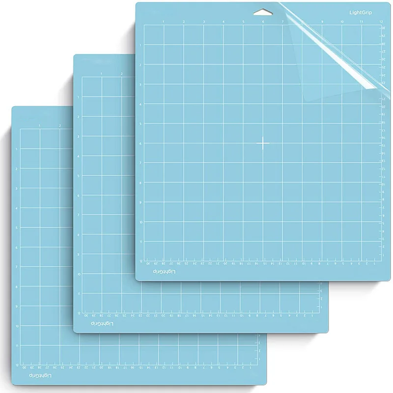 Silhouette Cutting Mat Transparent Adhesive with Measuring Grid 12-Inch for maker-3-explore-3-smart-permanent-vinyl-mat