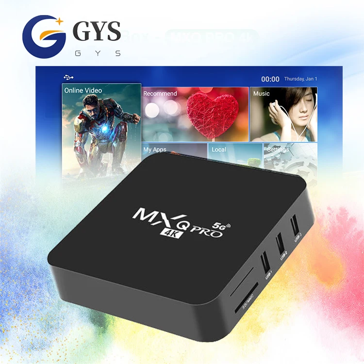  Mxq pro 4k Android 10 0 MXQ-4K телеприставка 1 ГБ 8 4K HD плеер TV box Smart tv Ram RK3228A MXQ PRO 5G