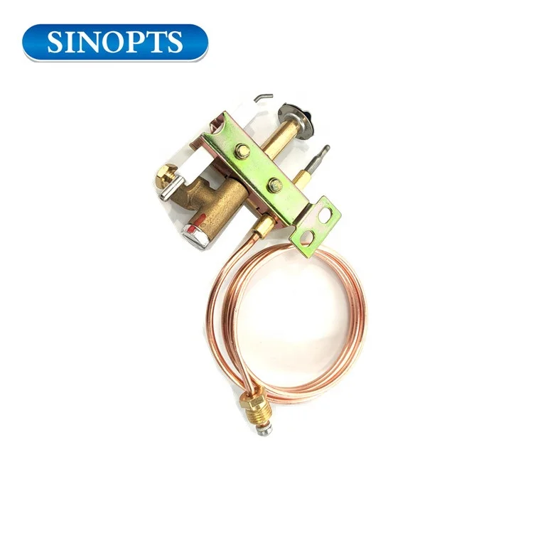 LPG Gas water heater parts pilot burner assembly with thermocouple and igniter electrode