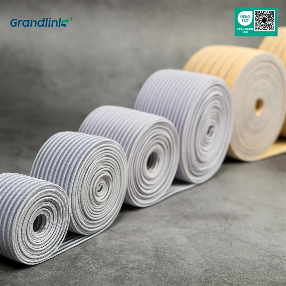 Fish Silk Ribbon High Tenacity Elastic Waistband Webbing Breathable Elastic Band For Orthopedic Corset