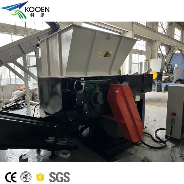 Automatic Single Shaft Shredder Machine Industrial Paper PET Bottle Commercial Single Shaft Shredder Machine