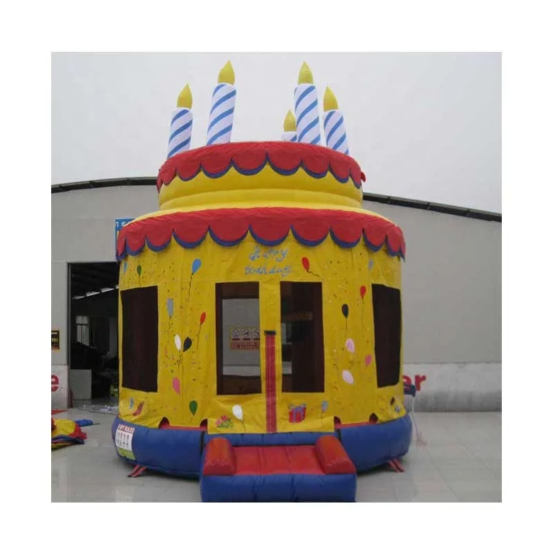 Надувной домик-батут для торта на день рождения, надувной батут из ПВХ для прыжков