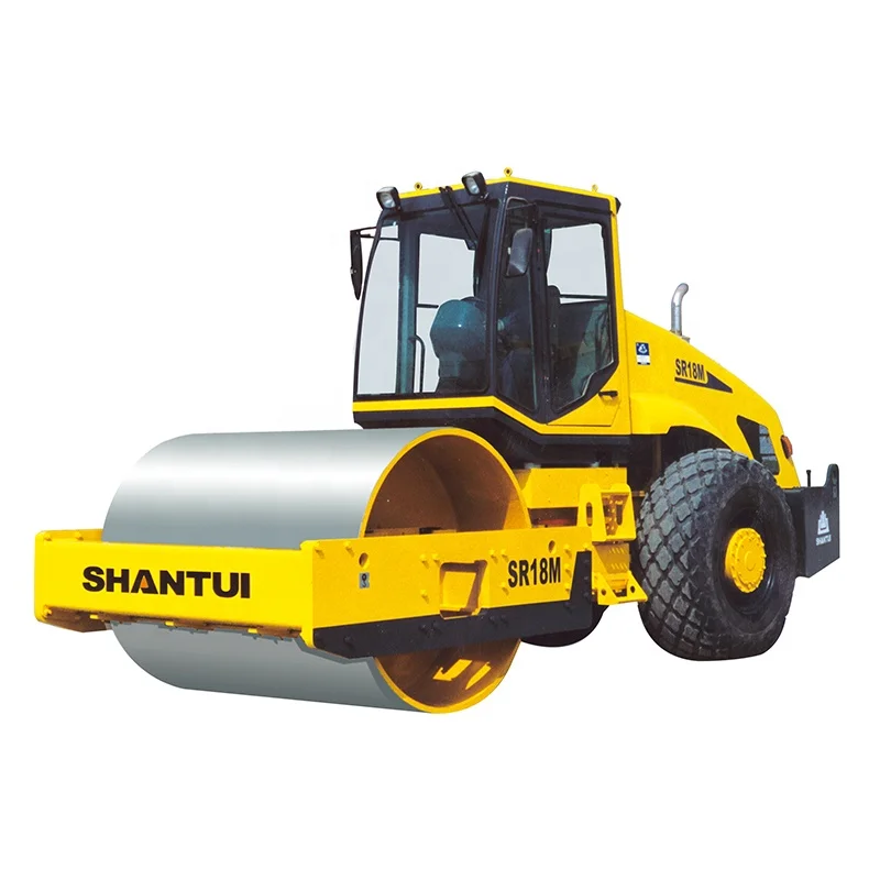  SHANTUI 18ton дорожный каток SR18M-2 уплотнитель емкости одиночный барабанный ролик