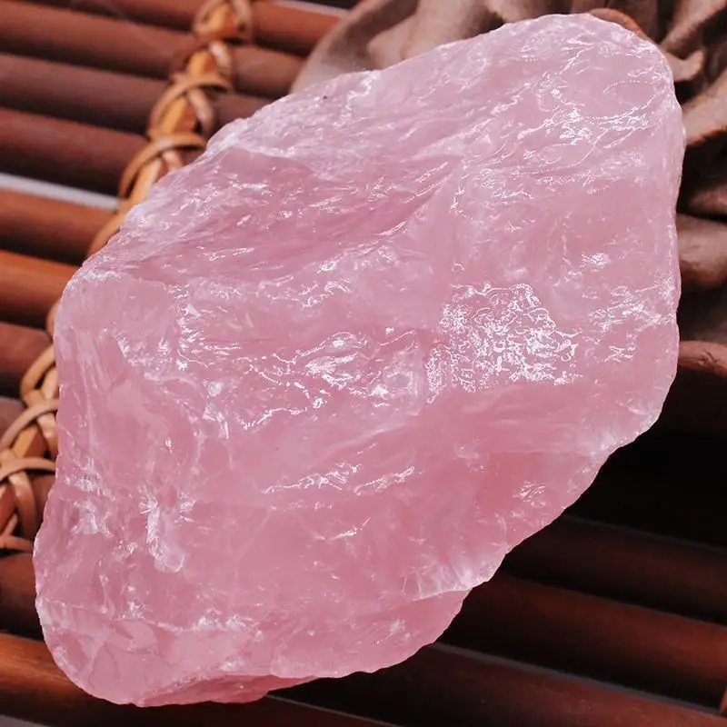 Wholesale high quality rough rose quartz crystal raw stone