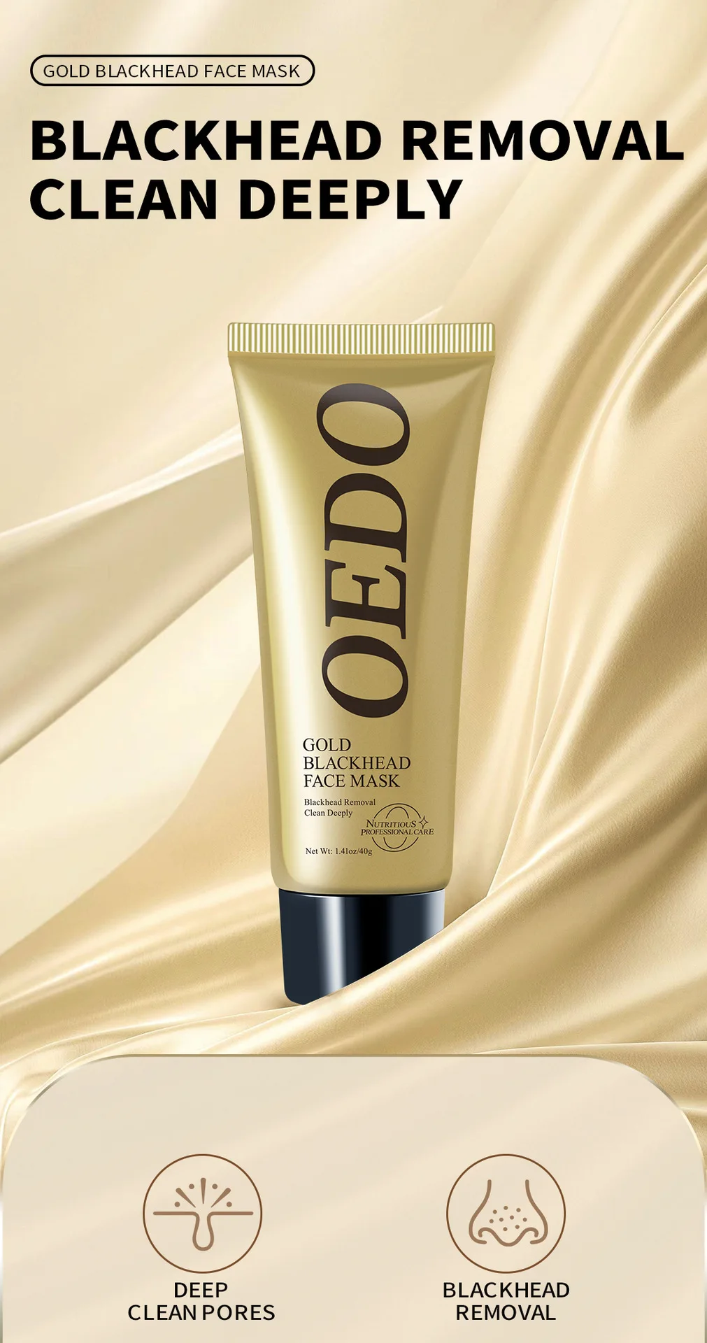 Factory wholesale new products  Gold mask Liquid mask moisturizer cream for face