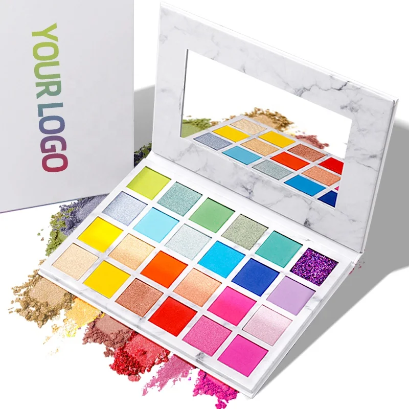 E302 no brand long lasting makeup matte luxury color eyeshadow palette warm nude metallic eye shadow palette