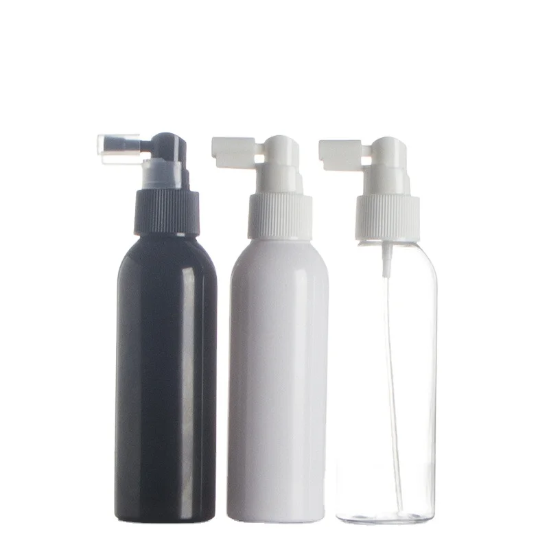 Plastic Spray Bottle with Short Throat Sprayer White Black Transparent 60ml 100ml 120ml 150ml 200ml 250ml