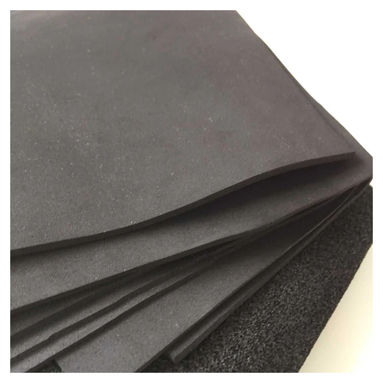 Closed cell anti shock antiskid self adhesive EPDM rubber foam sheet