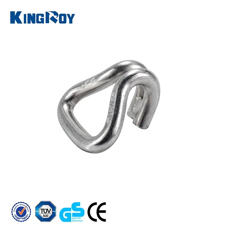 50mm white zinc plated double J hook for tie down strap