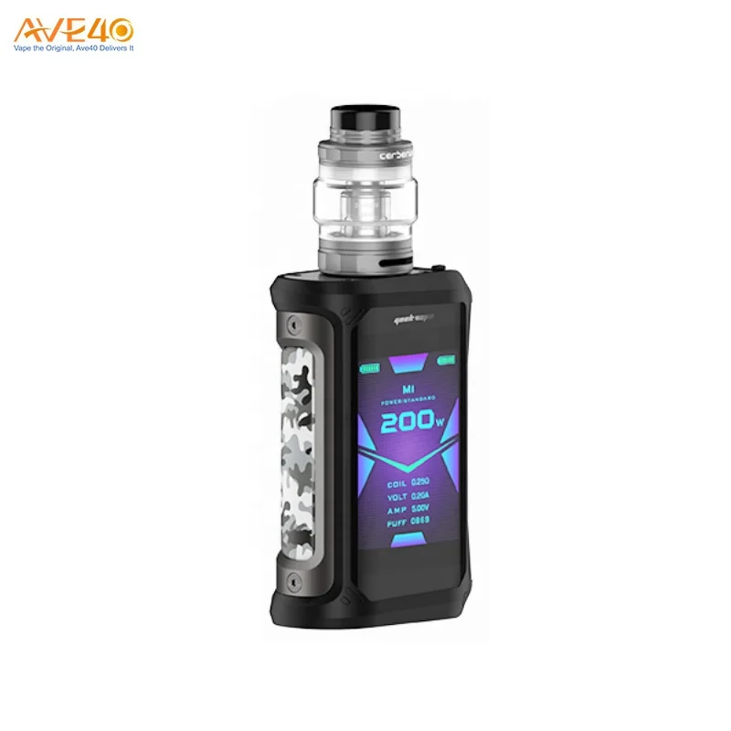  Новое поступление стартовый набор Geekvape Aegis X 200 Вт с емкостью Cerberus 5