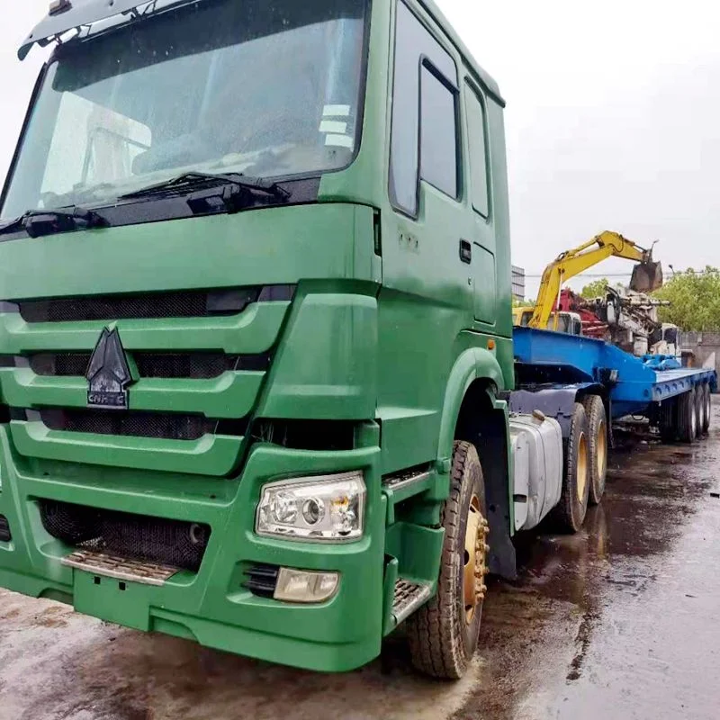 Тяжелый грузовик howo 60t 70t б/у головной полуприцеп цена на продажу
