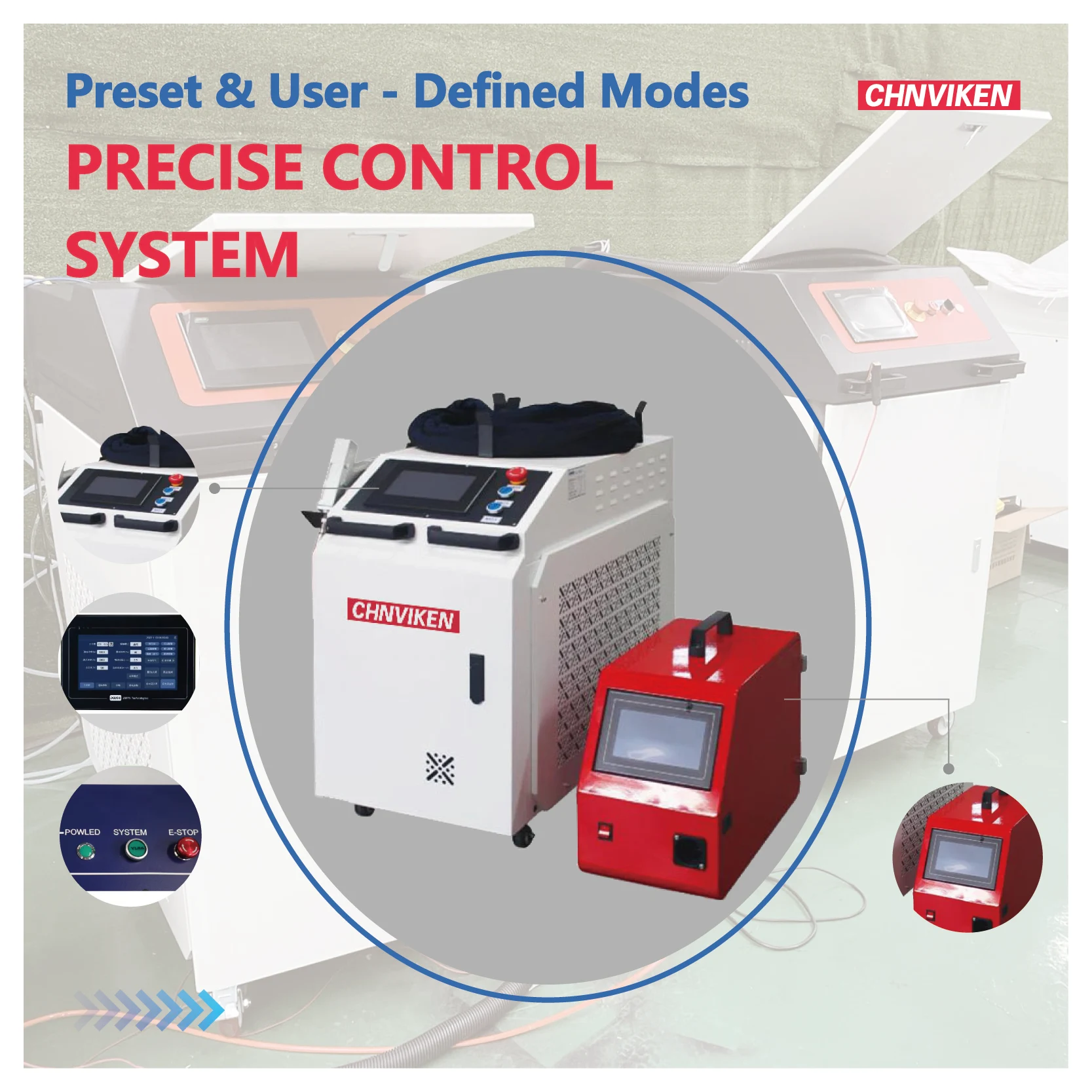 VIKEN Precise Fiber Laser Welding System: Ideal for Optical Instrument Assembly & Sensitive Equipment Production