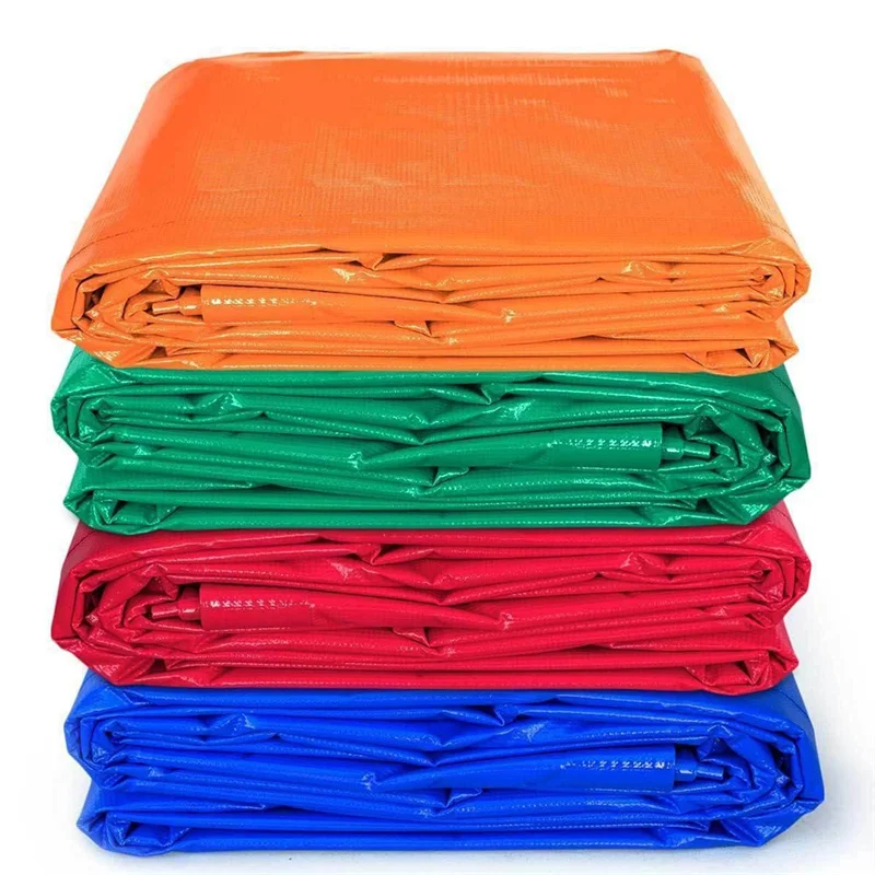 Heavy Duty 1000d 610gsm Blue Waterproof Covering PVC Tarps Sheet Fireproof Tarpaulin Cover For Truck Tent