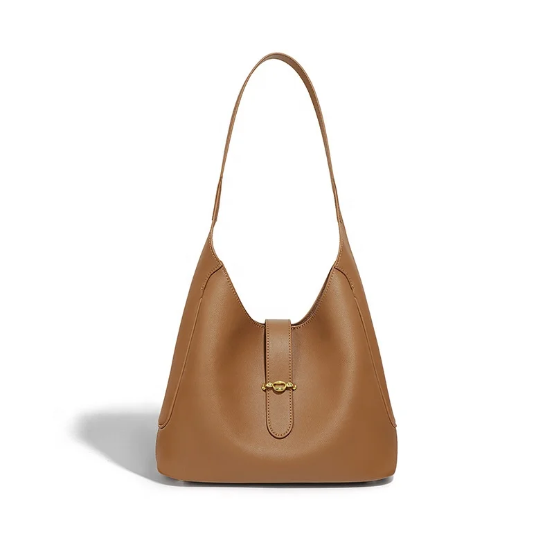 Factory Custom Genuine Leather Ladies Handbags Large Capacity Tote Bag Trend High Quality Shoulder Bags For Women