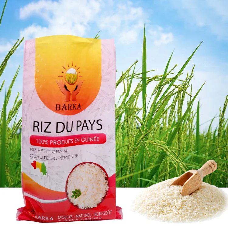 Customize Printing PP Woven Raffia Polypropylene Bag Laminated 5Kg 10Kg 25Kg 50Kg Empty Rice Packing Bags