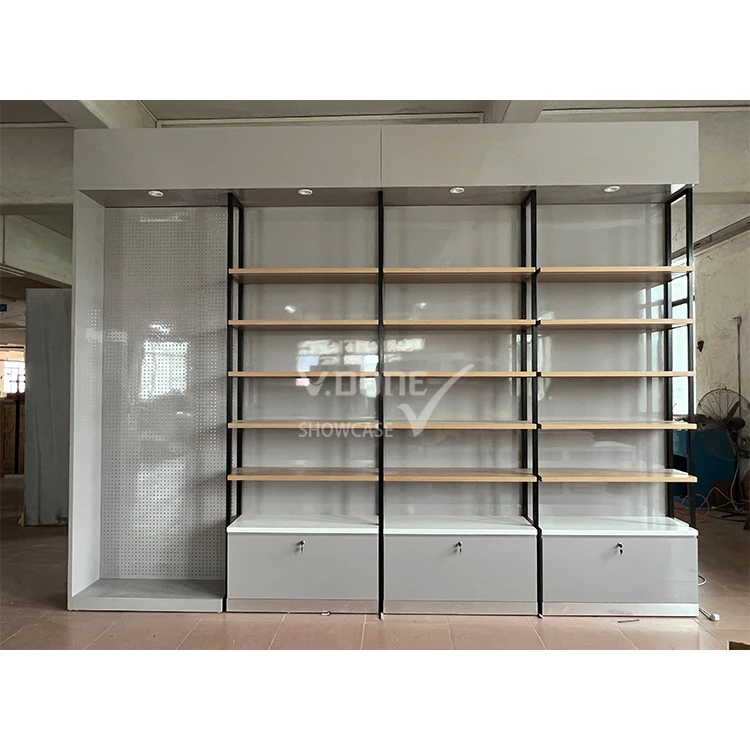 Fashion Lace Wigs Shop Design Hair Extensions Display Cabinet Store Interior Design Luxury Human Hair Display Furniture