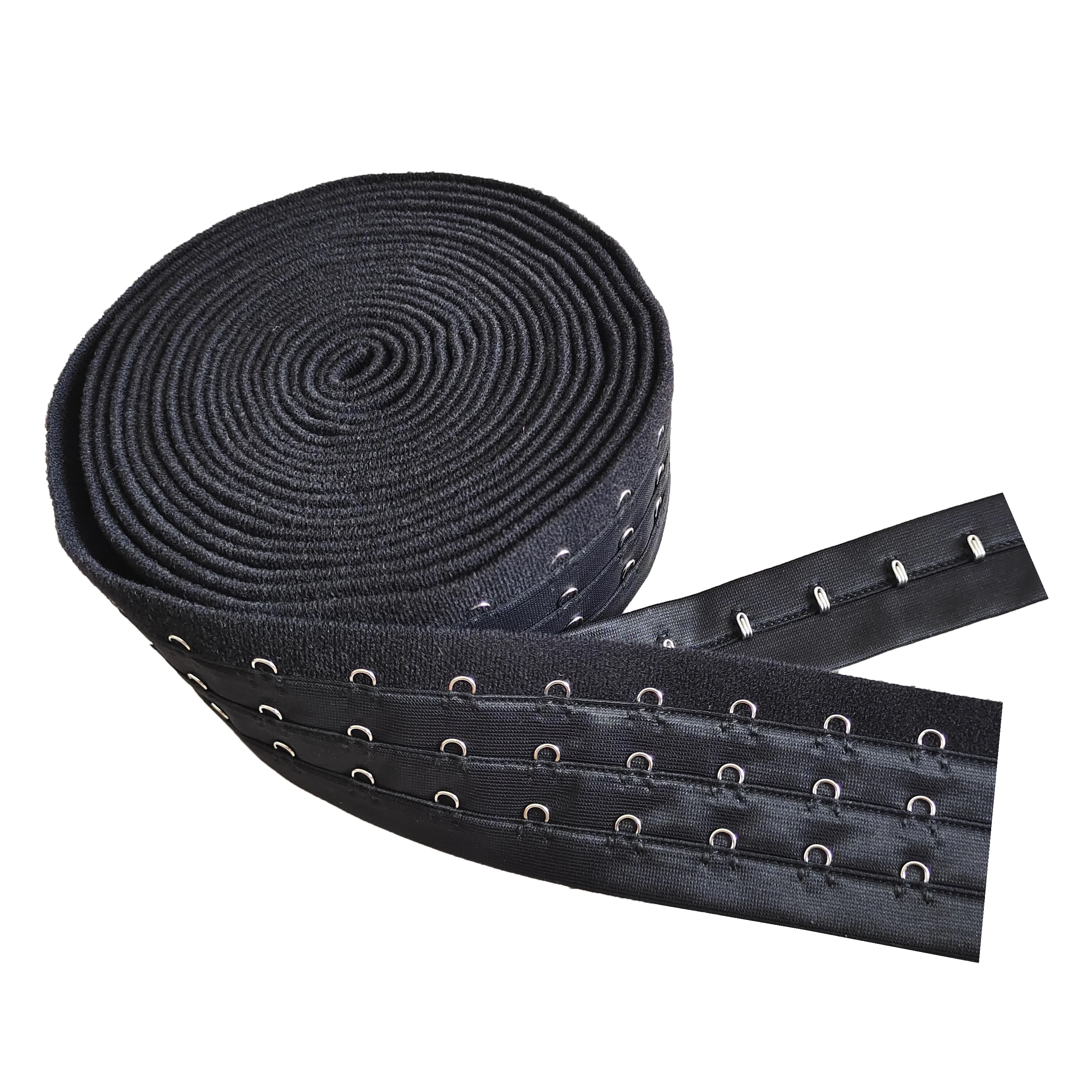 A roll Hook And Eye Tape Factory Custom Underwear Extension Accessories 1 yard