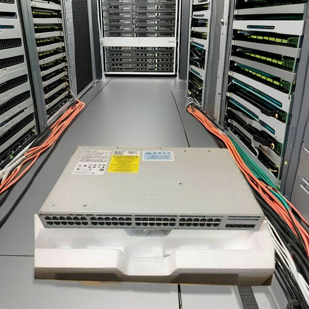 Original 24-Port Gigabit Ethernet Switch 4x1G Uplink 10G Capacity Managed POE SFP Fiber 1-Year Stackable C9200L-24T-4G-E