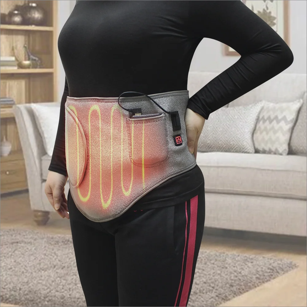 Дисменорея ремень менструальные грелку теплый дворец пояс быстрый нагрев Pad Тепловая терапия площадку для менструальные судороги