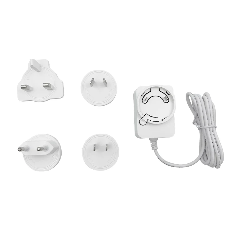 Shenzhen supplier Wall Mount Power Adapter 3V 5V 8V 12V 16V 0.1A 0.5A 1.2A 2A 3A 18W  Interchangeable Plug With 2 Years Warranty