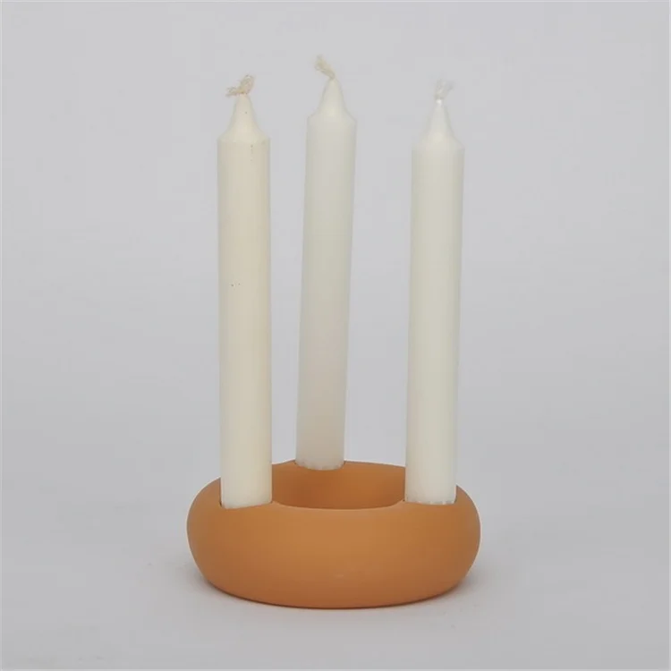 Nordic custom geometric home decorative candle holder matte candlestick candle holders for wedding party