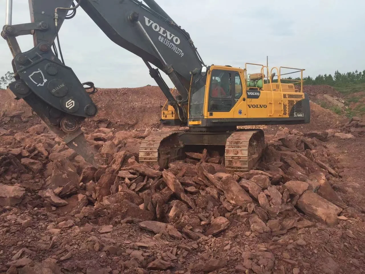 hot sale factory sale directly caterpillar komatsu 50ton excavator vibro ripper vibrotary ripper vibroting ripper