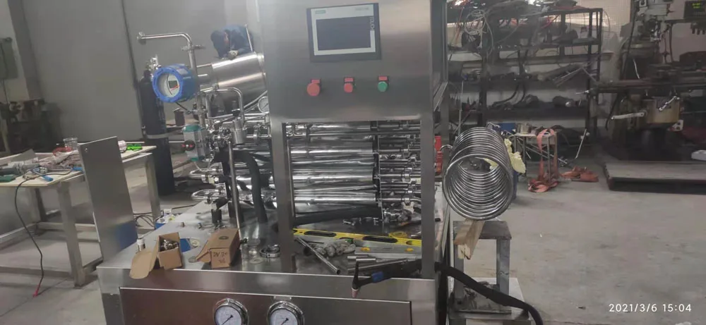 High Speed Fruit Juice Laboratory Sterilizer Machinery WIth Filling