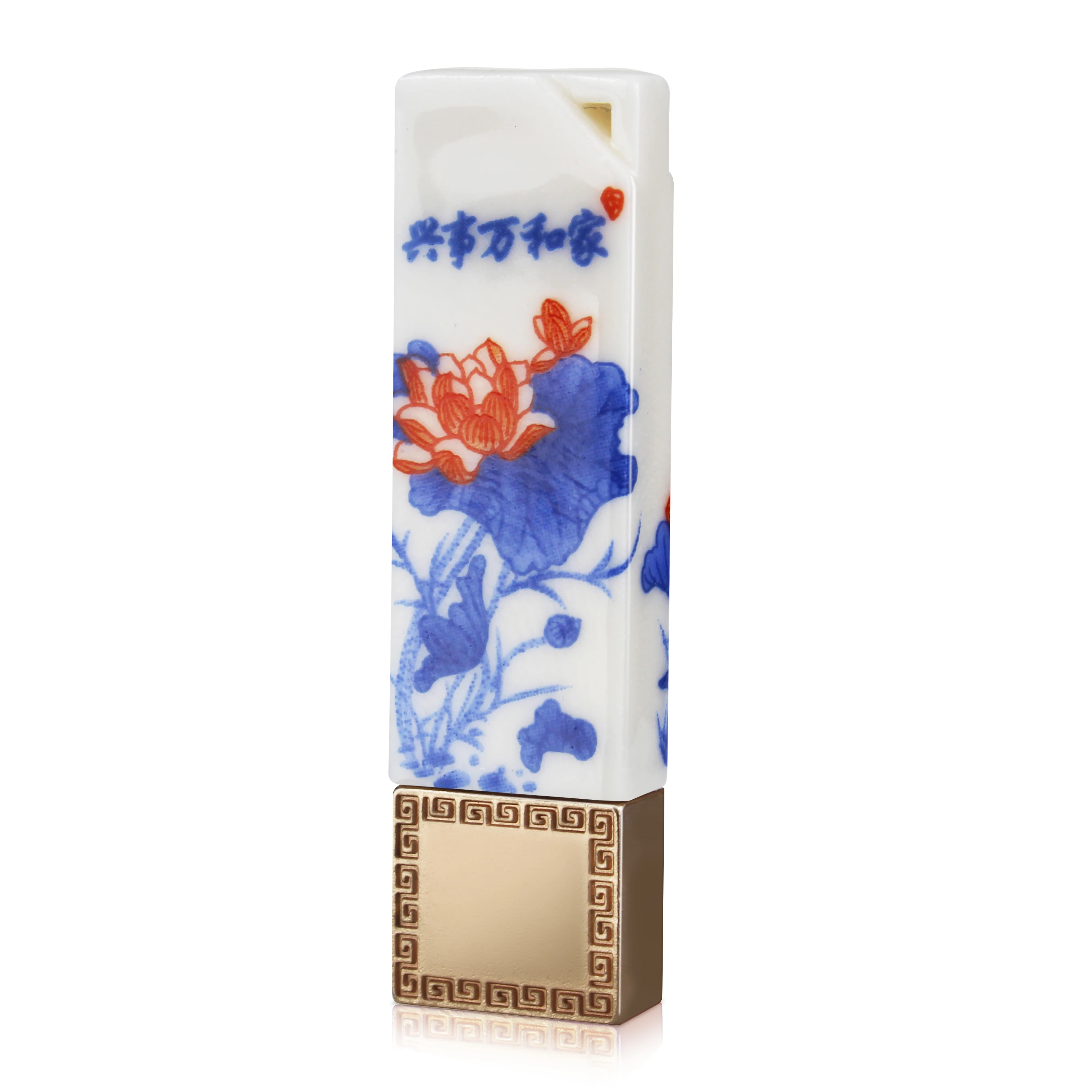 USB 2.0 ceramics custom logo 16GB 32Gb 64 GB usb stick customized flashdrive for corporate