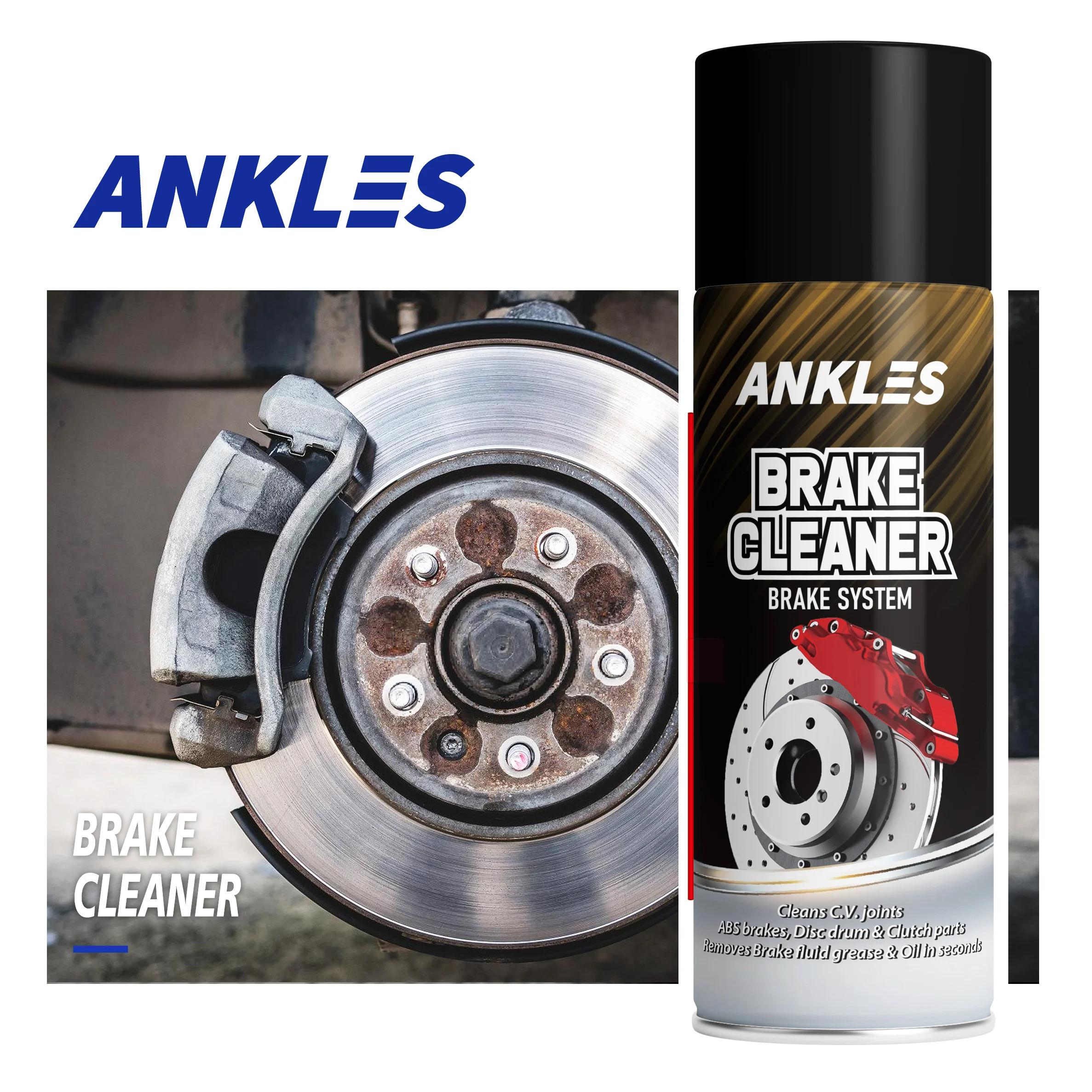ANKLES High Quality 550ml Usa Chemicals Bulk Brake Part Cleaner Spray Hevy Duty Wholesale