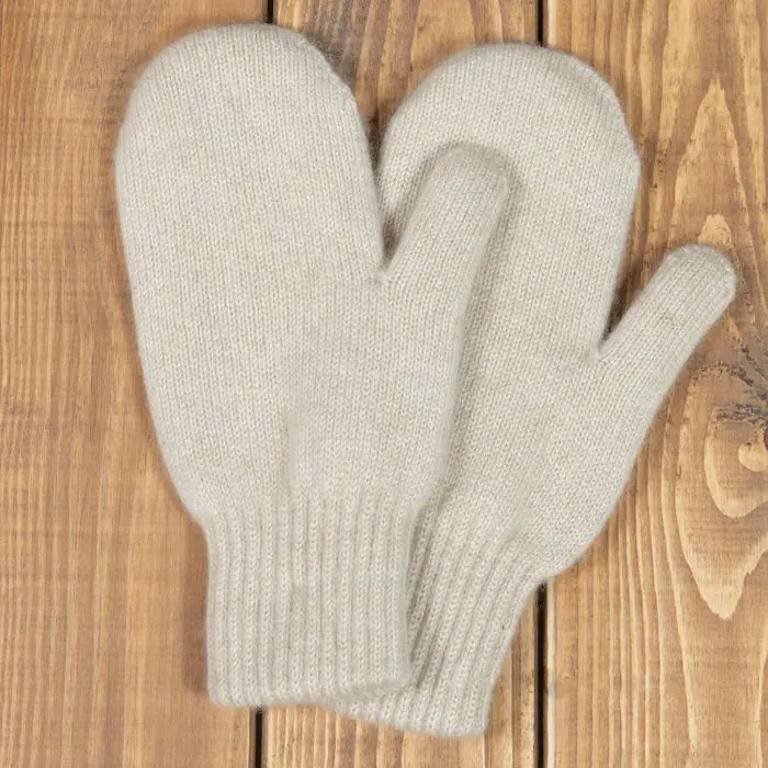 New style classic fashion mongolian winter warm women plain wool pure cashmere yarn knitted gloves & mittens
