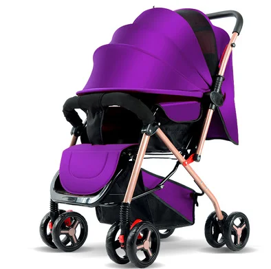 Multi Color Baby Strollers Luxury  3 in 1 Trolley High Landscape Baby Stroller Foldable Cheap Stroller Baby Newborn