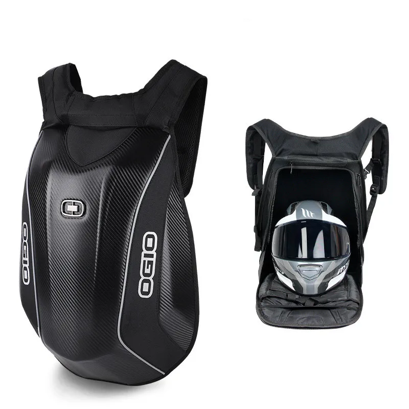 Brand motorcycle riding backpack motorcycle helmet backpack waterproof hard shell travel backpack